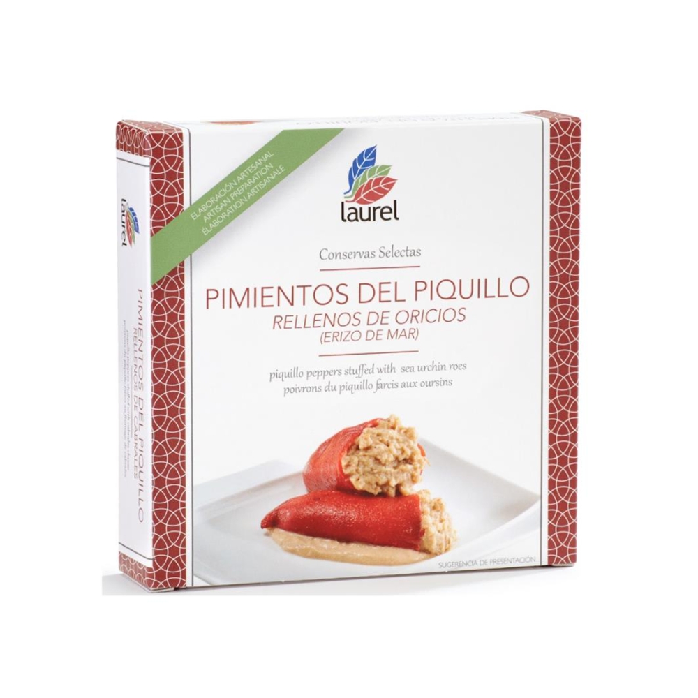 Pimiento del piquillo relleno de erizo