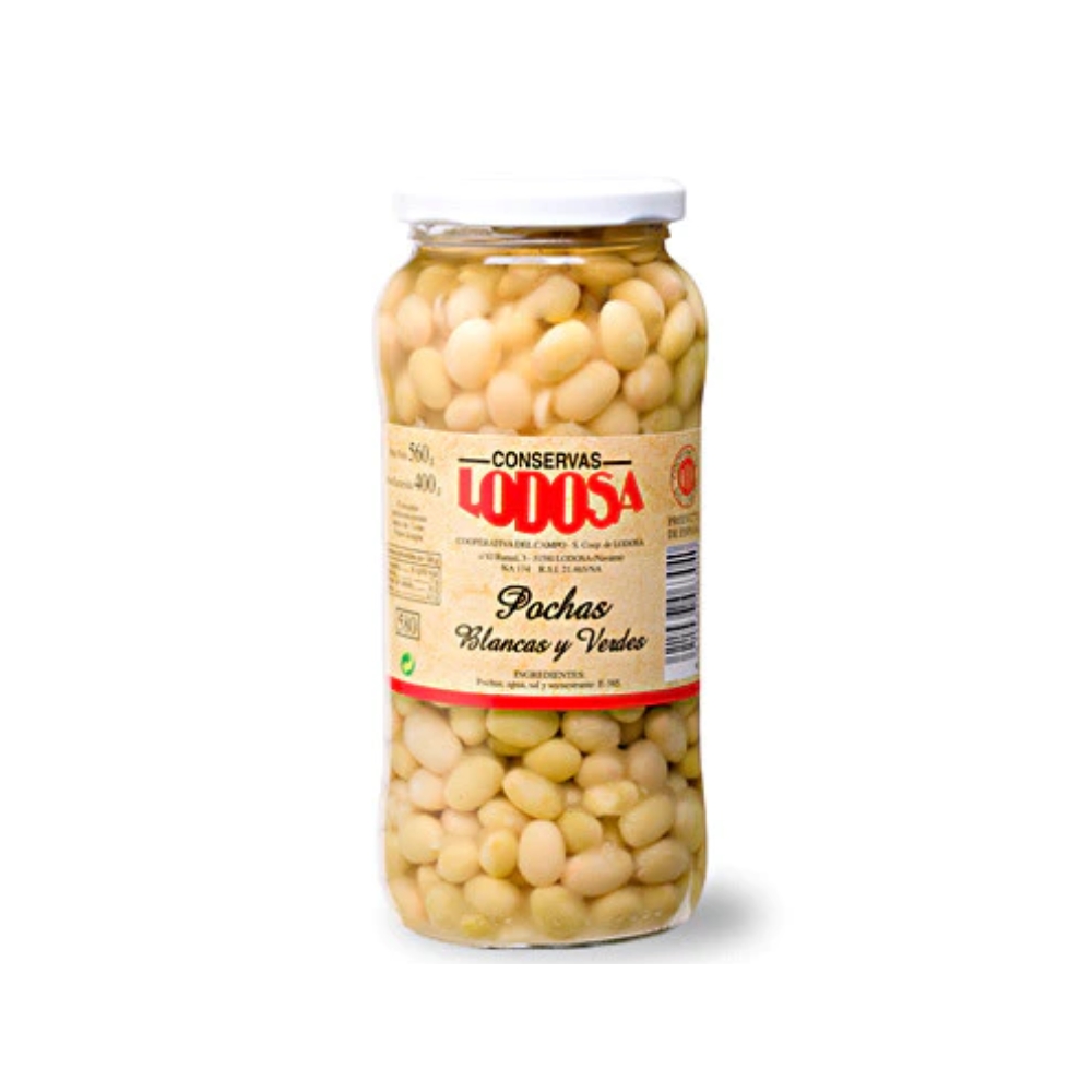 Pochas blancas - verdes